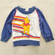 Load image into Gallery viewer, Vintage Pooh Skateboarding Long Sleeve 6-9 months
