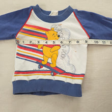 Load image into Gallery viewer, Vintage Pooh Skateboarding Long Sleeve 6-9 months
