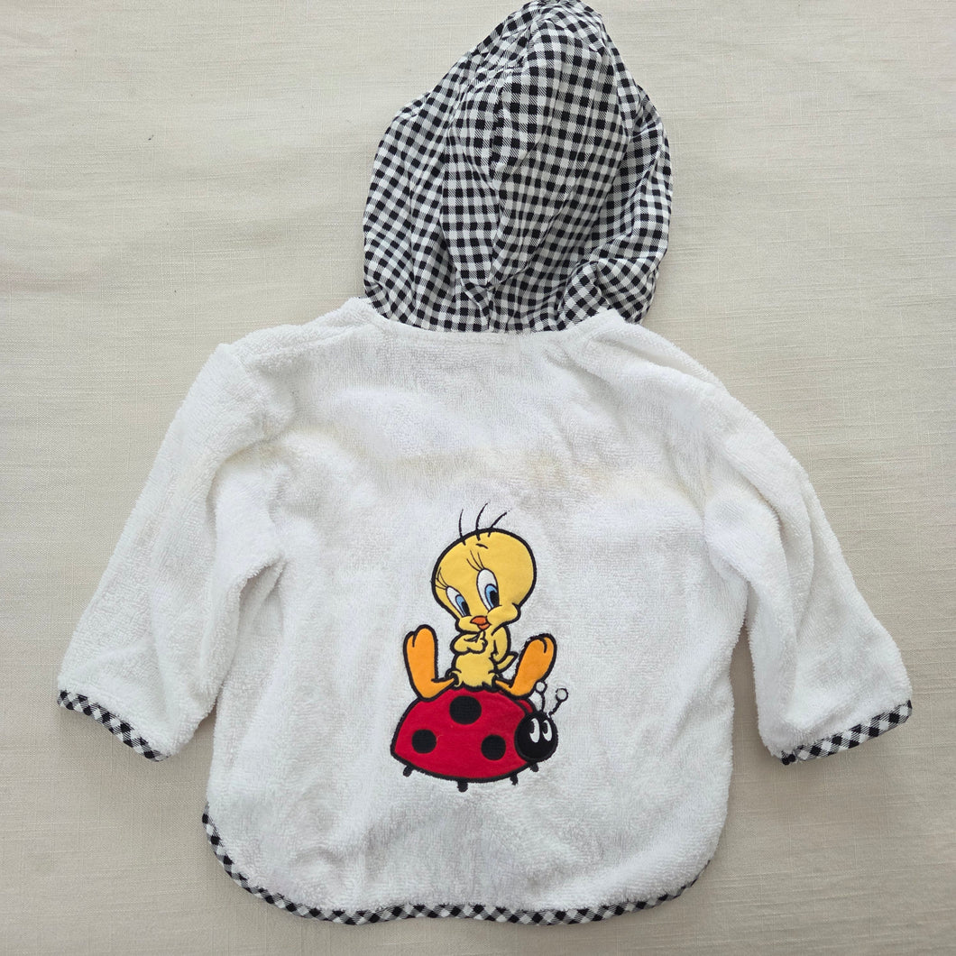 Vintage Tweety Ladybug Towel Sweater 18 months