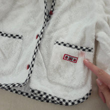 Load image into Gallery viewer, Vintage Tweety Ladybug Towel Sweater 18 months
