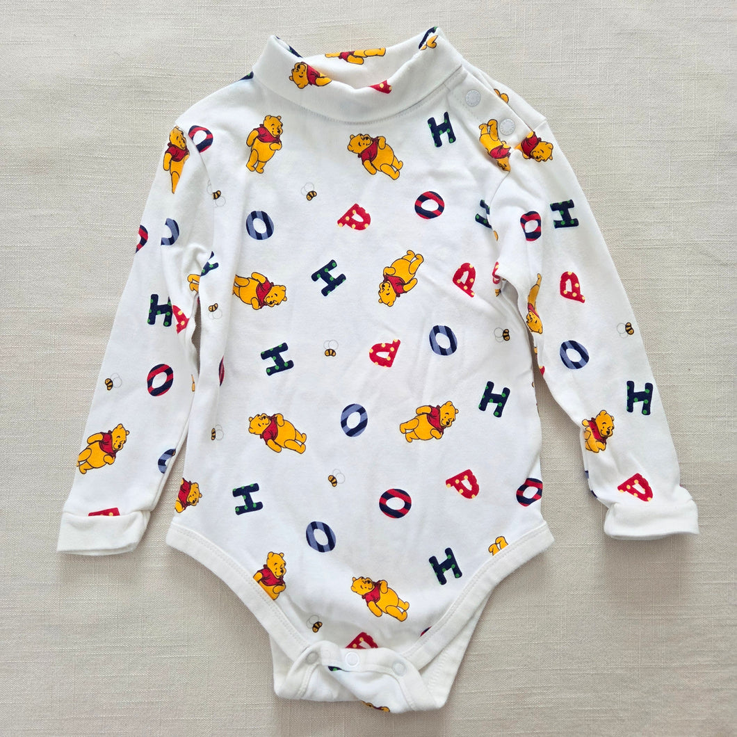 Vintage Pooh Letters Romper 24 months