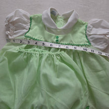 Load image into Gallery viewer, Vintage 2-Piece Garden Green Set 6-12 months
