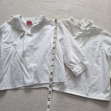 Load image into Gallery viewer, Vintage Girly White Long Sleeves Bundle 18 months

