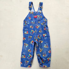 Load image into Gallery viewer, Vintage Oshkosh Trains Overalls 4t
