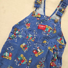 Load image into Gallery viewer, Vintage Oshkosh Trains Overalls 4t

