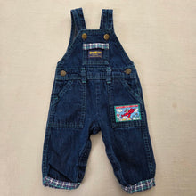 Load image into Gallery viewer, Vintage Oshkosh Bear Plane Overalls 3-6 months
