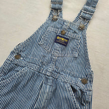 Load image into Gallery viewer, Vintage Oshkosh Engineer Striped Overalls 4t
