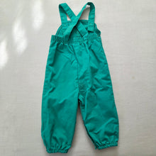 Load image into Gallery viewer, Vintage Fish Embroidered Green Overalls 12 months
