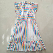 Load image into Gallery viewer, Vintage Colorful Striped Dress kids 14

