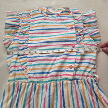 Load image into Gallery viewer, Vintage Colorful Striped Dress kids 14

