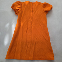 Load image into Gallery viewer, Vintage Orange Floral Dress kids 6/8
