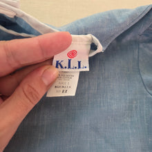 Load image into Gallery viewer, Vintage Blue Mod Dress 5t
