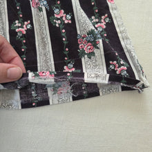 Load image into Gallery viewer, Vintage Polly Flinders Wallpaper Floral Dress 12 months *raw hem
