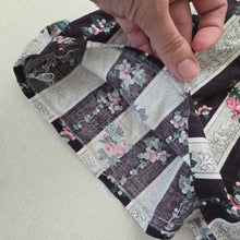 Load image into Gallery viewer, Vintage Polly Flinders Wallpaper Floral Dress 12 months *raw hem
