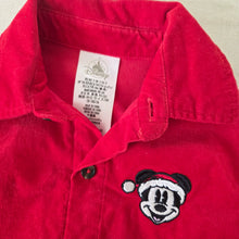 Load image into Gallery viewer, Disney Christmas Mickey Mouse Buttondown 3t
