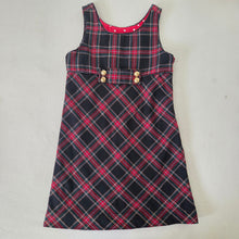 Load image into Gallery viewer, Y2k Christmas Plaid Dress kids 6/7

