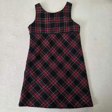 Load image into Gallery viewer, Y2k Christmas Plaid Dress kids 6/7
