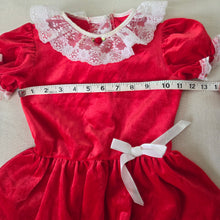 Load image into Gallery viewer, Vintage Red Velvet Tunic 2t
