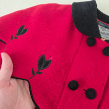 Load image into Gallery viewer, Vintage Rothschild Red/Black Coat 3t *flaws
