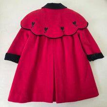 Load image into Gallery viewer, Vintage Rothschild Red/Black Coat 3t *flaws
