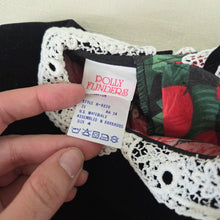 Load image into Gallery viewer, Vintage Polly Flinders Poinsettias Dress 4t
