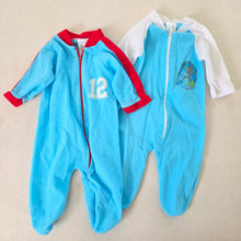 Load image into Gallery viewer, Vintage Baby Footed PJs Bundle 0-3 months

