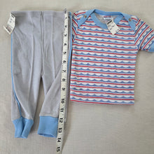 Load image into Gallery viewer, Vintage Matching Shirt + Pants Set 0-6 months

