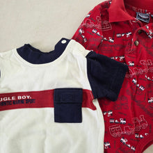 Load image into Gallery viewer, Vintage Boys Rompers Bundle 6-9 months
