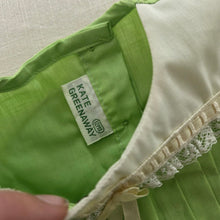 Load image into Gallery viewer, Vintage 60s Green Pleated Dress 6-9 months
