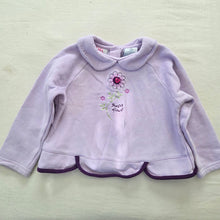 Load image into Gallery viewer, Vintage "Pretty Flower" Lavender Sweater Shirt 3t/4t
