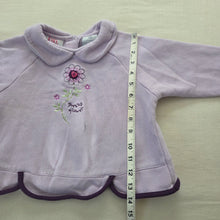 Load image into Gallery viewer, Vintage "Pretty Flower" Lavender Sweater Shirt 3t/4t
