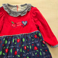 Load image into Gallery viewer, Vintage Healthtex Apple + Hearts Bodysuit 18 months
