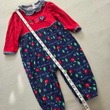 Load image into Gallery viewer, Vintage Healthtex Apple + Hearts Bodysuit 18 months
