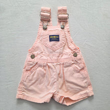Load image into Gallery viewer, Vintage Oshkosh Peachy Pink Shortalls 6-9 months
