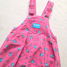 Load image into Gallery viewer, Vintage Oshkosh Floral Cord Overalls 3t
