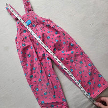Load image into Gallery viewer, Vintage Oshkosh Floral Cord Overalls 3t
