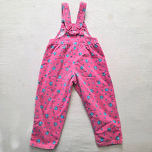 Load image into Gallery viewer, Vintage Oshkosh Floral Cord Overalls 3t
