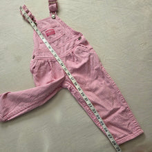 Load image into Gallery viewer, Vintage Oshkosh Pink Engineer Striped Overalls 3t
