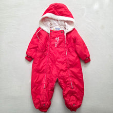 Load image into Gallery viewer, Vintage 50s/60s Deer Red Hooded Snowsuit 18-24 months
