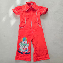 Load image into Gallery viewer, Vintage Clown Red Pantsuit 18-24 months
