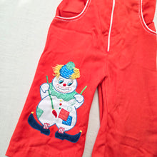 Load image into Gallery viewer, Vintage Clown Red Pantsuit 18-24 months
