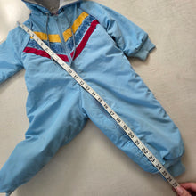 Load image into Gallery viewer, Vintage Colorful Hooded Snowsuit 9-12 months

