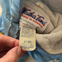 Load image into Gallery viewer, Vintage Colorful Hooded Snowsuit 9-12 months
