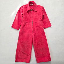 Load image into Gallery viewer, Vintage 50s Red Utility Suit 3t
