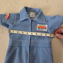 Load image into Gallery viewer, Vintage Engineer Striped Pantsuit 9 months
