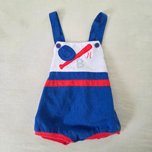 Load image into Gallery viewer, Vintage Baseball Applique Romper 12-18 months
