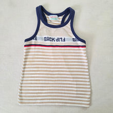 Load image into Gallery viewer, Vintage Healthtex "Back Flip" Striped Tank Top 4t
