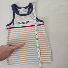 Load image into Gallery viewer, Vintage Healthtex "Back Flip" Striped Tank Top 4t
