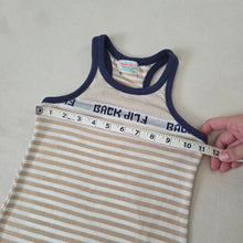 Load image into Gallery viewer, Vintage Healthtex "Back Flip" Striped Tank Top 4t
