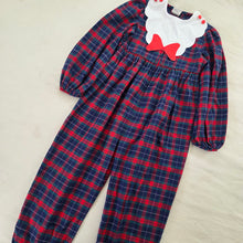 Load image into Gallery viewer, Vintage Winter Plaid Bodysuit kids 6
